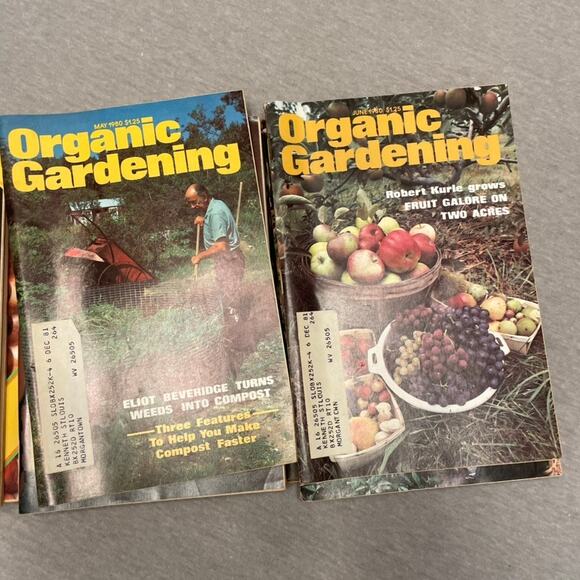 Vintage 1980 Organic Gardening Magazines Full Year Jan-Dec Bundle - Picture 7 of 7